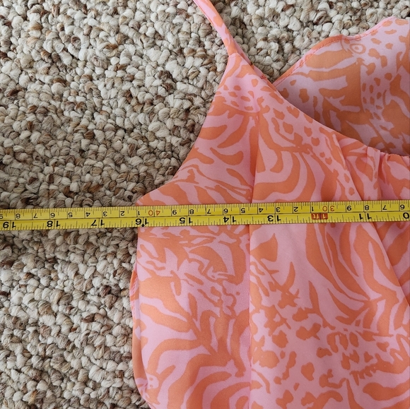 Lilly Pulitzer for Target NWT Orange Flounce Dress Size Large - Picture 10 of 12